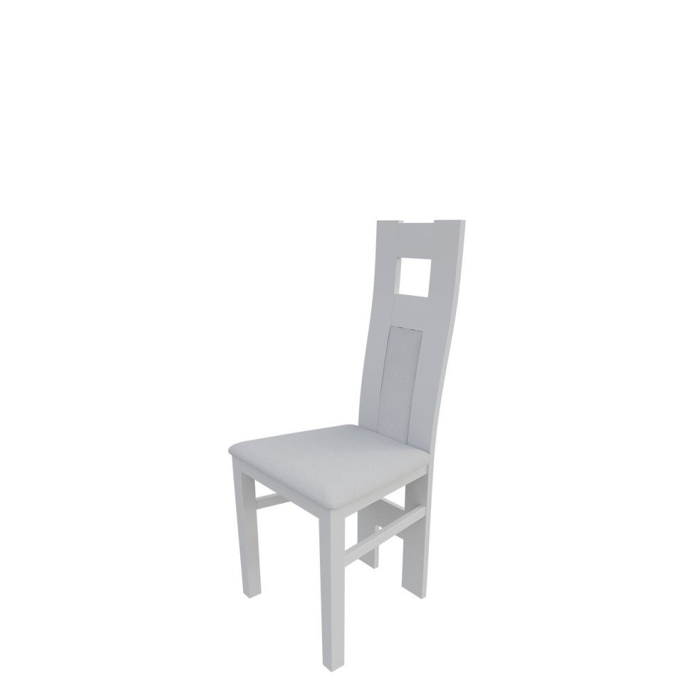 Veneti Jedálenská stolička MOVILE 20 - biela / biela ekokoža